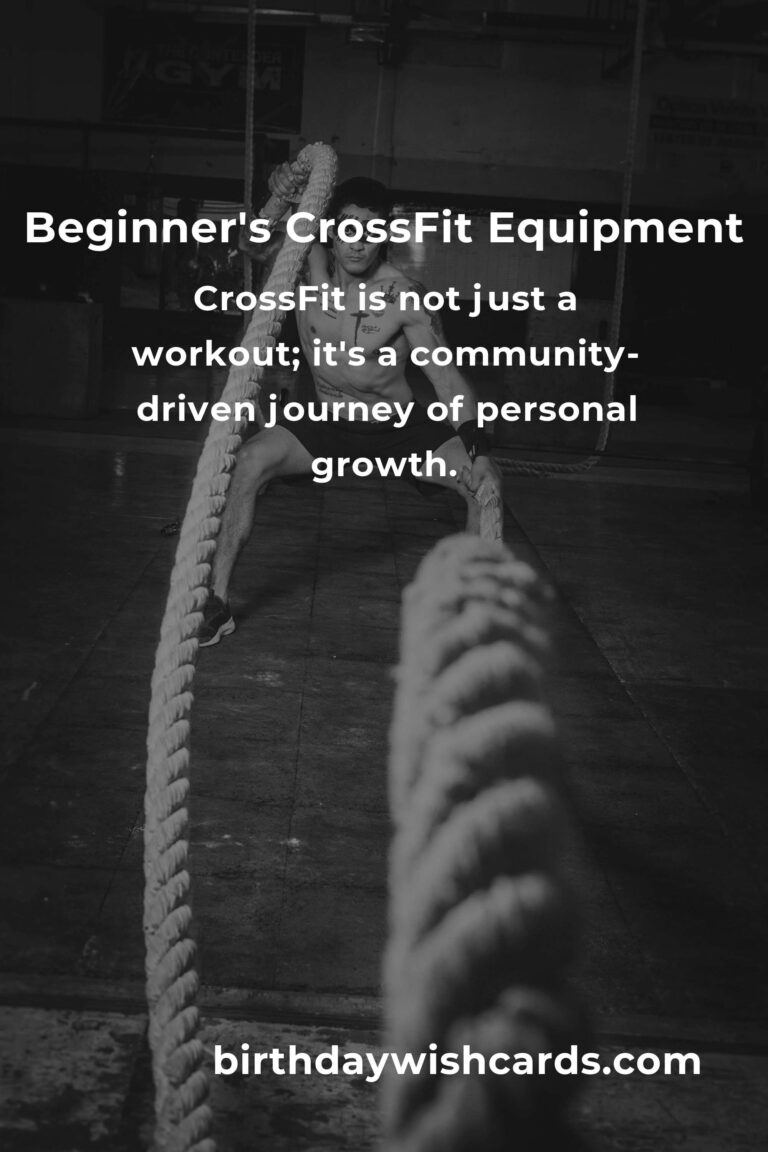 Choosing CrossFit Equipment: A Beginner's Guide to Building Your Home Gym with Heart