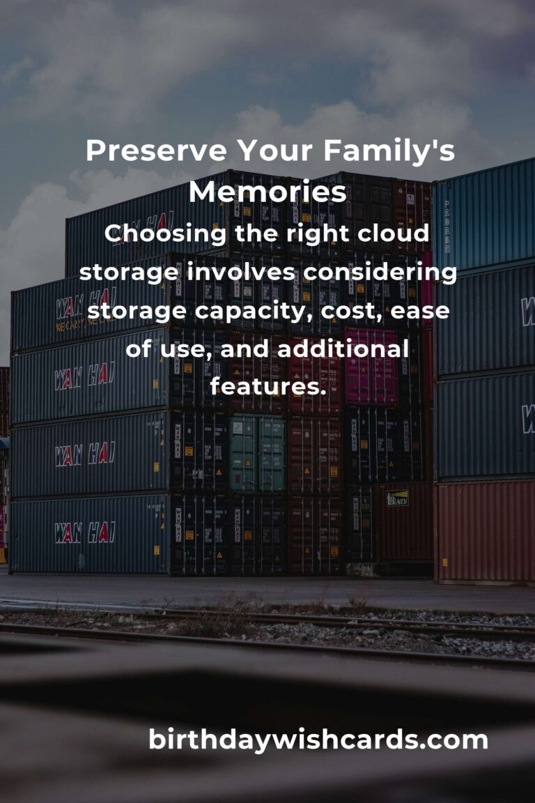 Cloud Storage: A Parent's Guide to Safely Storing Memories and More