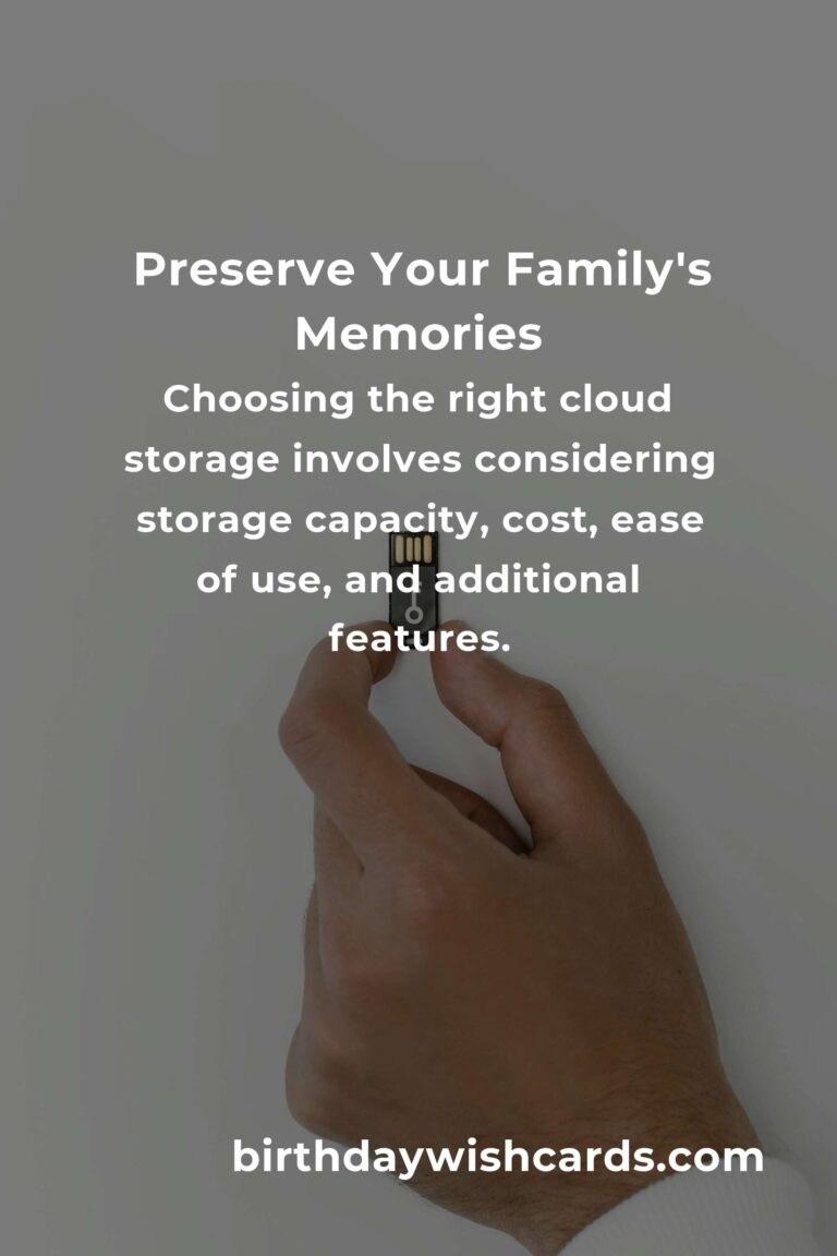 Cloud Storage: A Parent's Guide to Safely Storing Memories and More