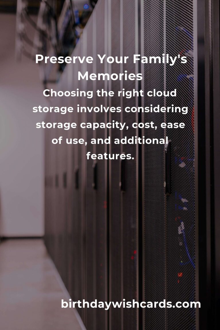 Cloud Storage: A Parent's Guide to Safely Storing Memories and More