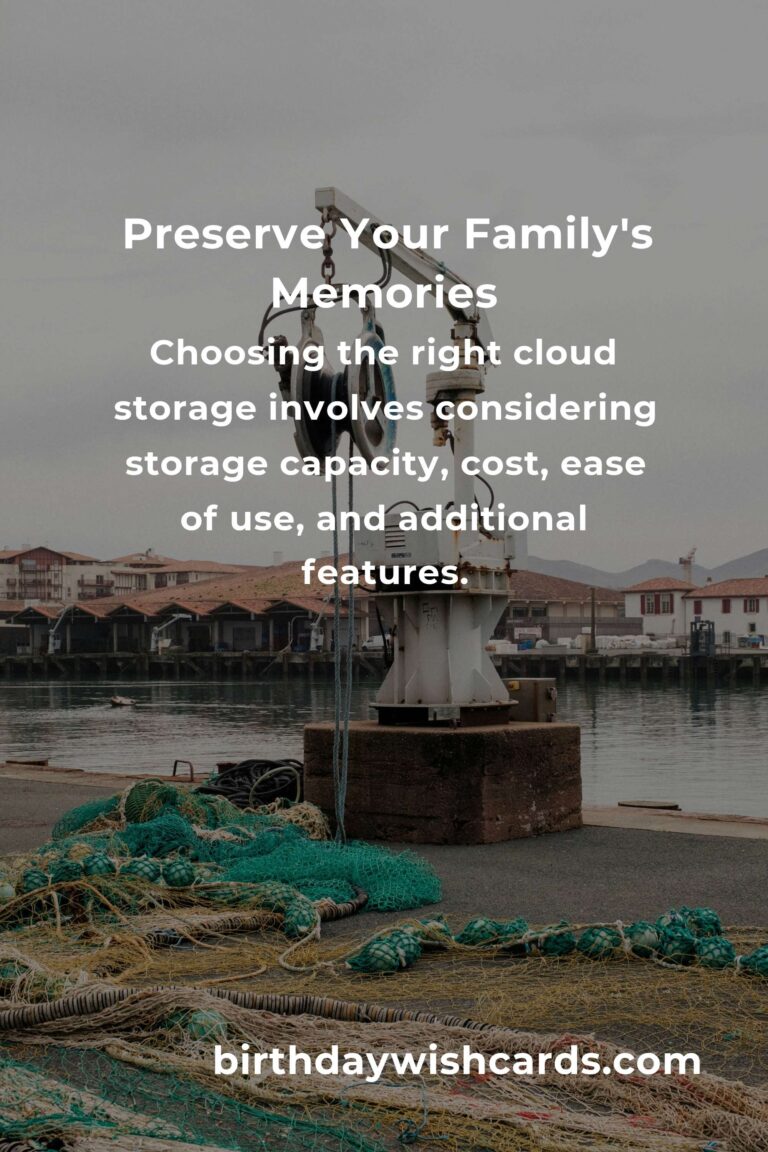 Cloud Storage: A Parent's Guide to Safely Storing Memories and More