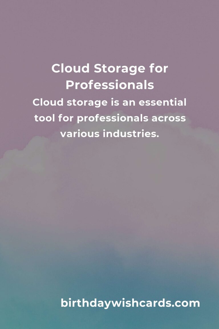 Cloud Storage: Complete Guide for Professionals