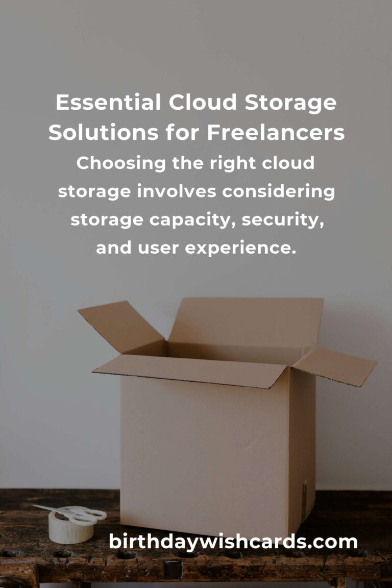 Cloud Storage: The Complete Guide for Freelancers