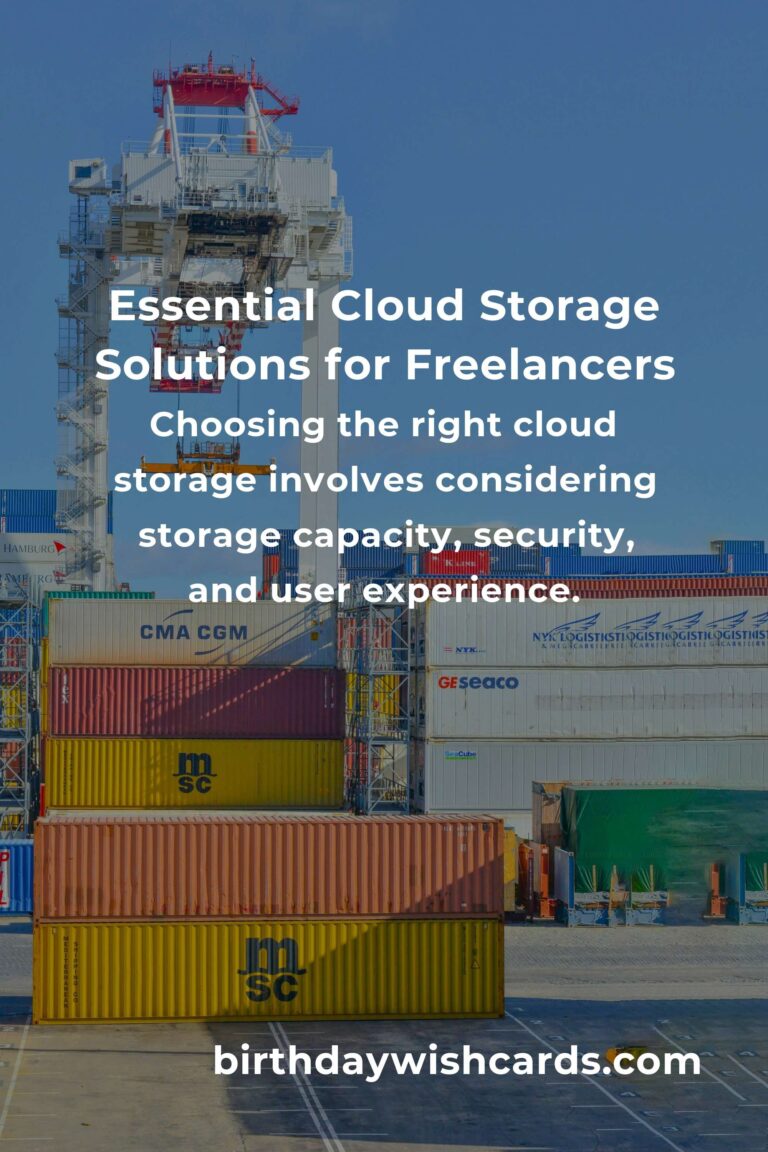 Cloud Storage: The Complete Guide for Freelancers