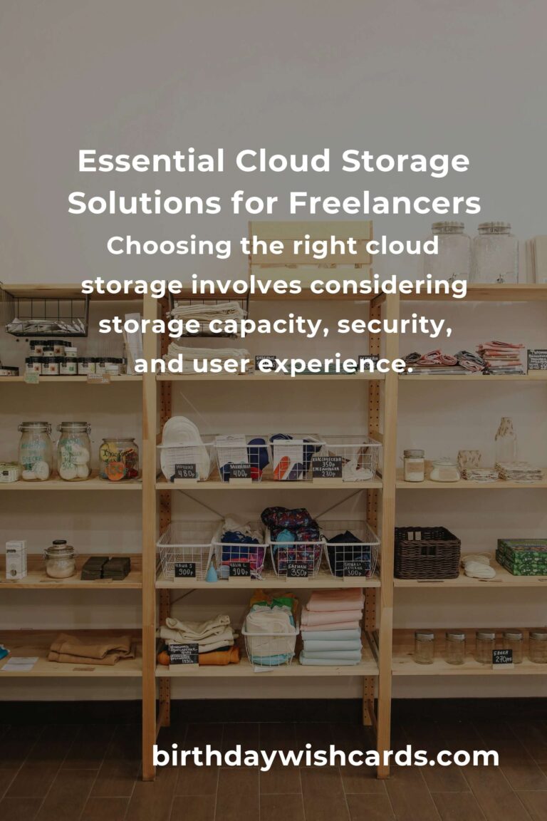 Cloud Storage: The Complete Guide for Freelancers