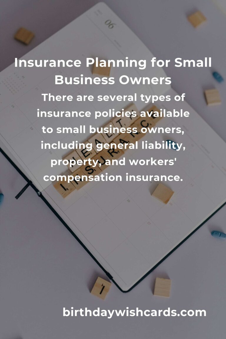 Complete Guide to Insurance Planning for Small Business Owners
