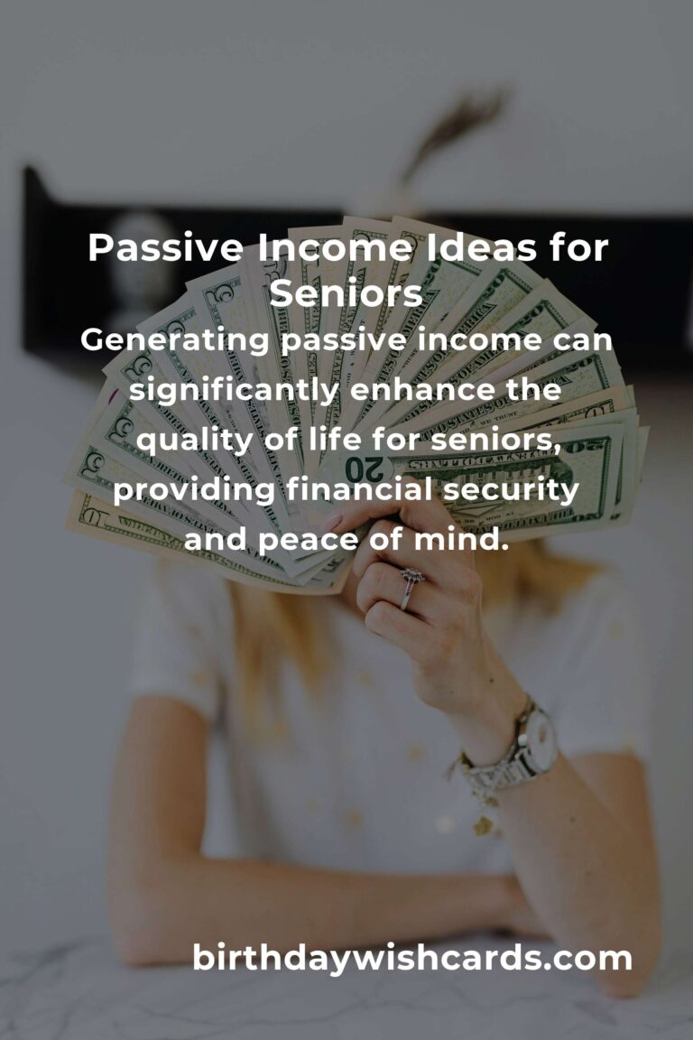 Complete Guide to Passive Income for Seniors: Unlock Financial Freedom