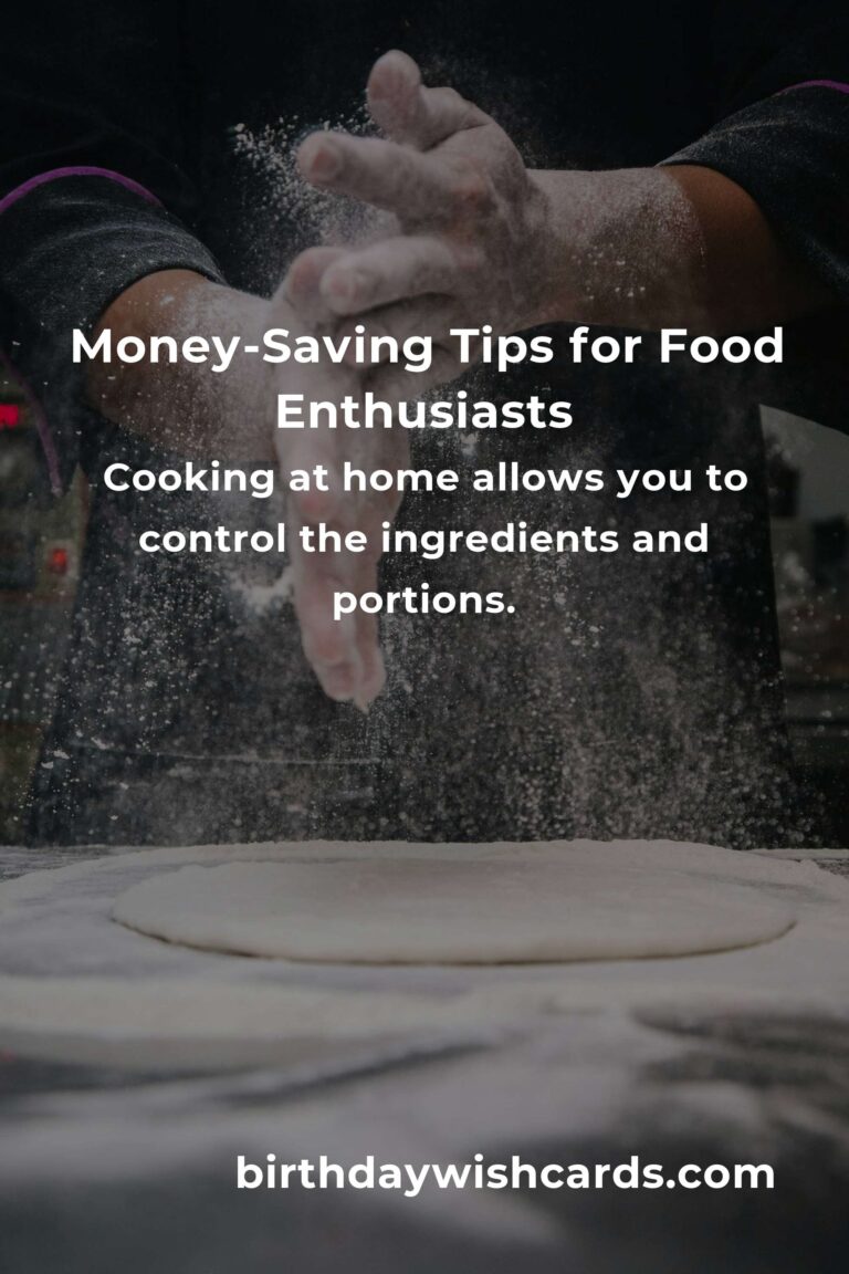Complete Guide to Saving Money for Food Lovers