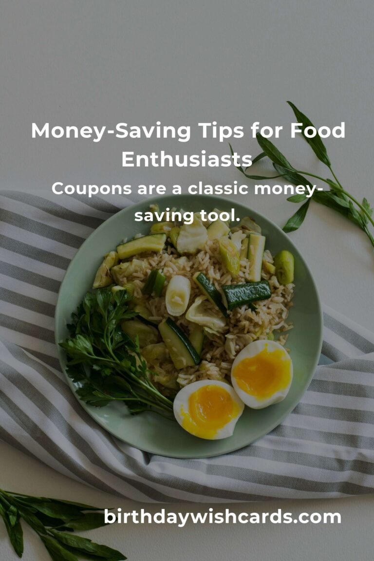 Complete Guide to Saving Money for Food Lovers