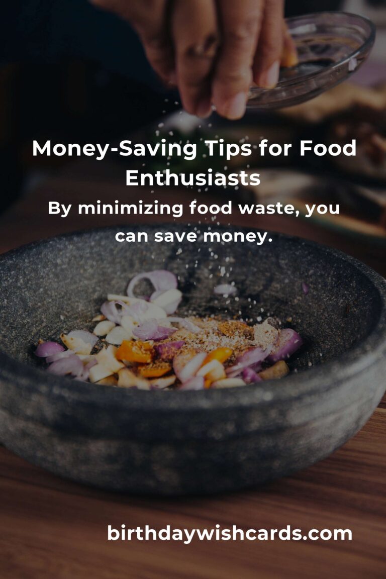 Complete Guide to Saving Money for Food Lovers