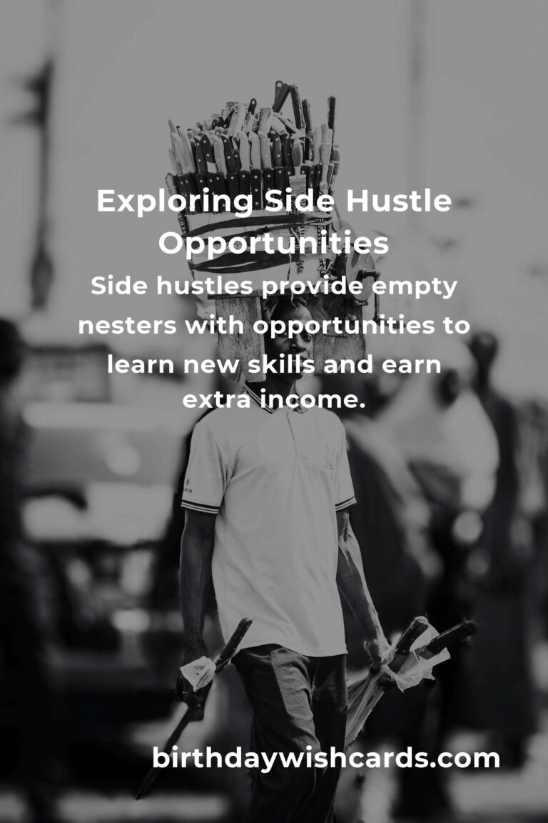 Complete Guide to Side Hustles for Empty Nesters: Unlocking New Opportunities
