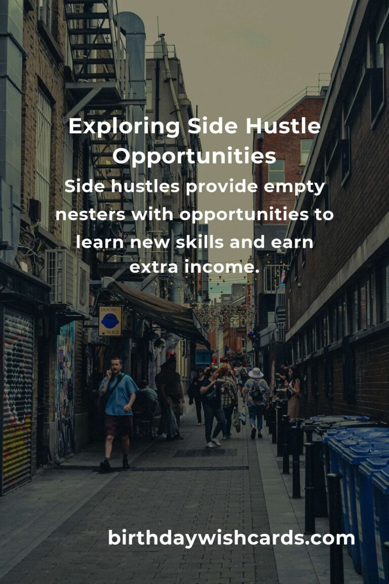 Complete Guide to Side Hustles for Empty Nesters: Unlocking New Opportunities