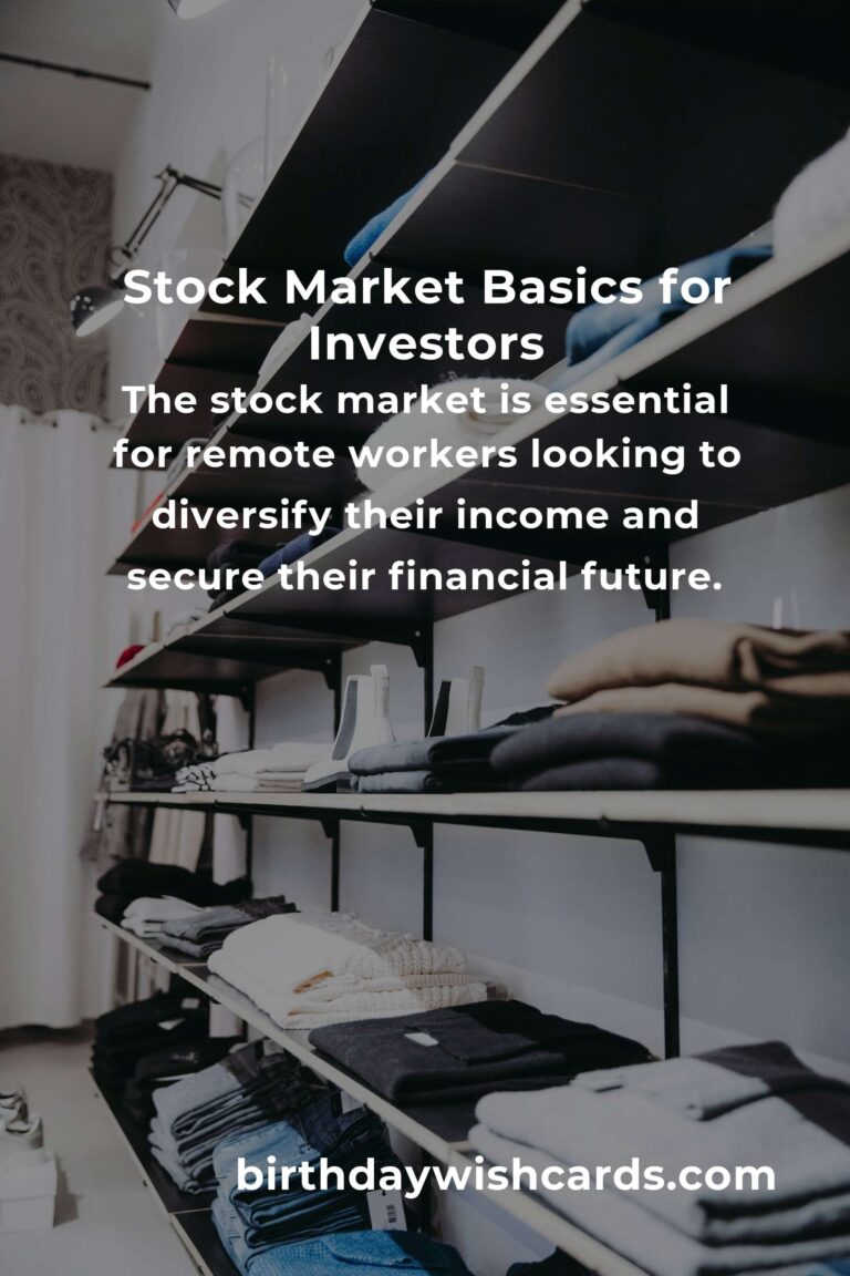 Complete Guide to Stock Market for Remote Workers