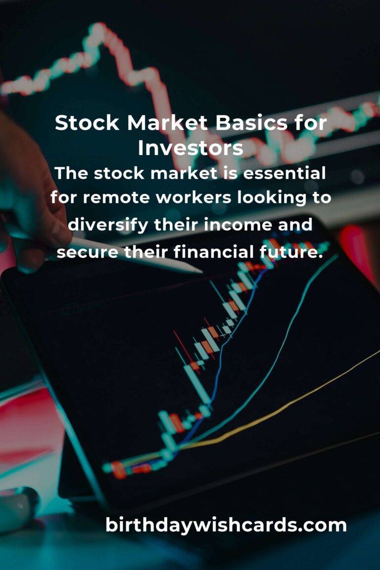 Complete Guide to Stock Market for Remote Workers