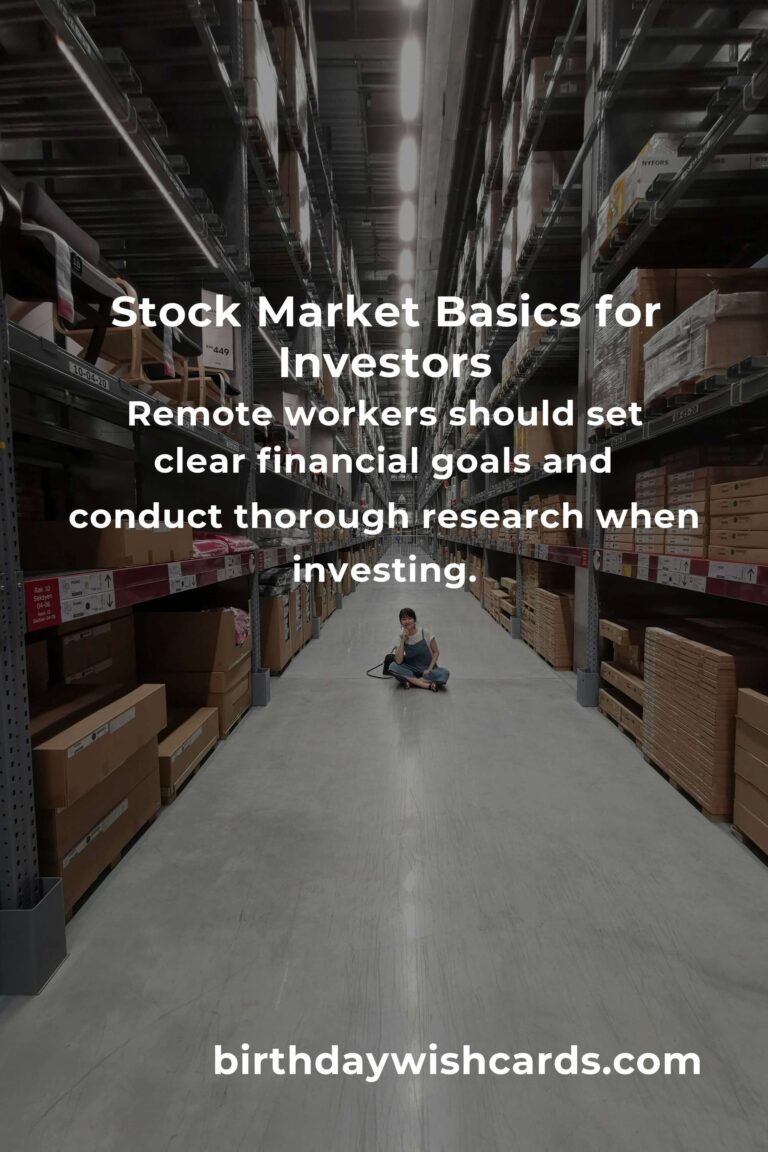 Complete Guide to Stock Market for Remote Workers