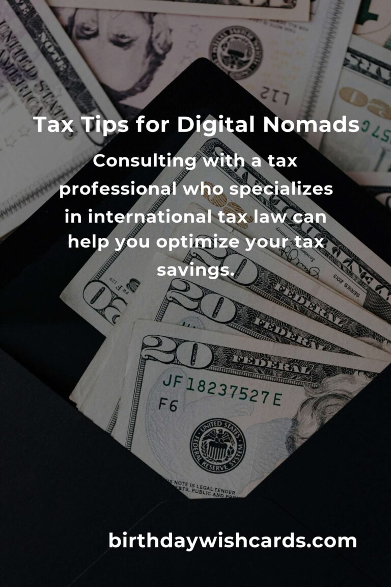Complete Guide to Tax Savings for Digital Nomads