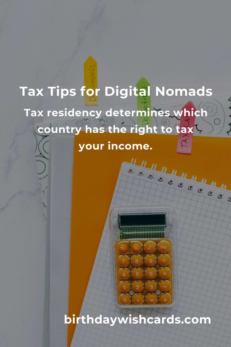 Complete Guide to Tax Savings for Digital Nomads