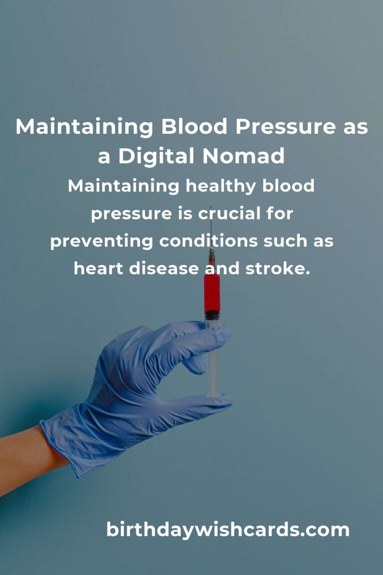 Comprehensive Blood Pressure Guide for Digital Nomads in 2025
