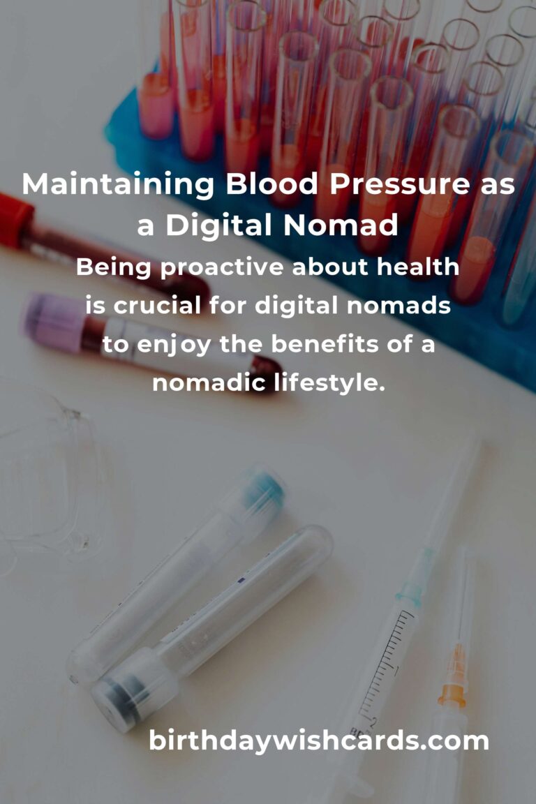 Comprehensive Blood Pressure Guide for Digital Nomads in 2025