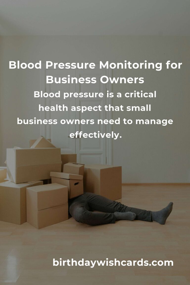 Comprehensive Blood Pressure Guide for Small Business Owners