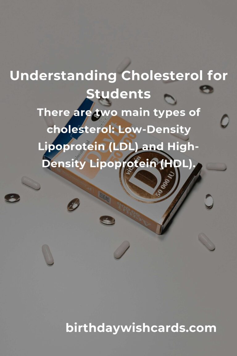 Comprehensive Cholesterol Guide for Students in 2025