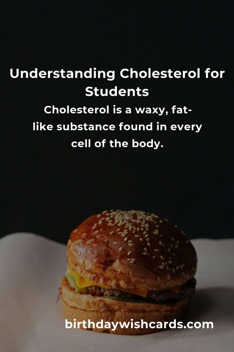 Comprehensive Cholesterol Guide for Students in 2025