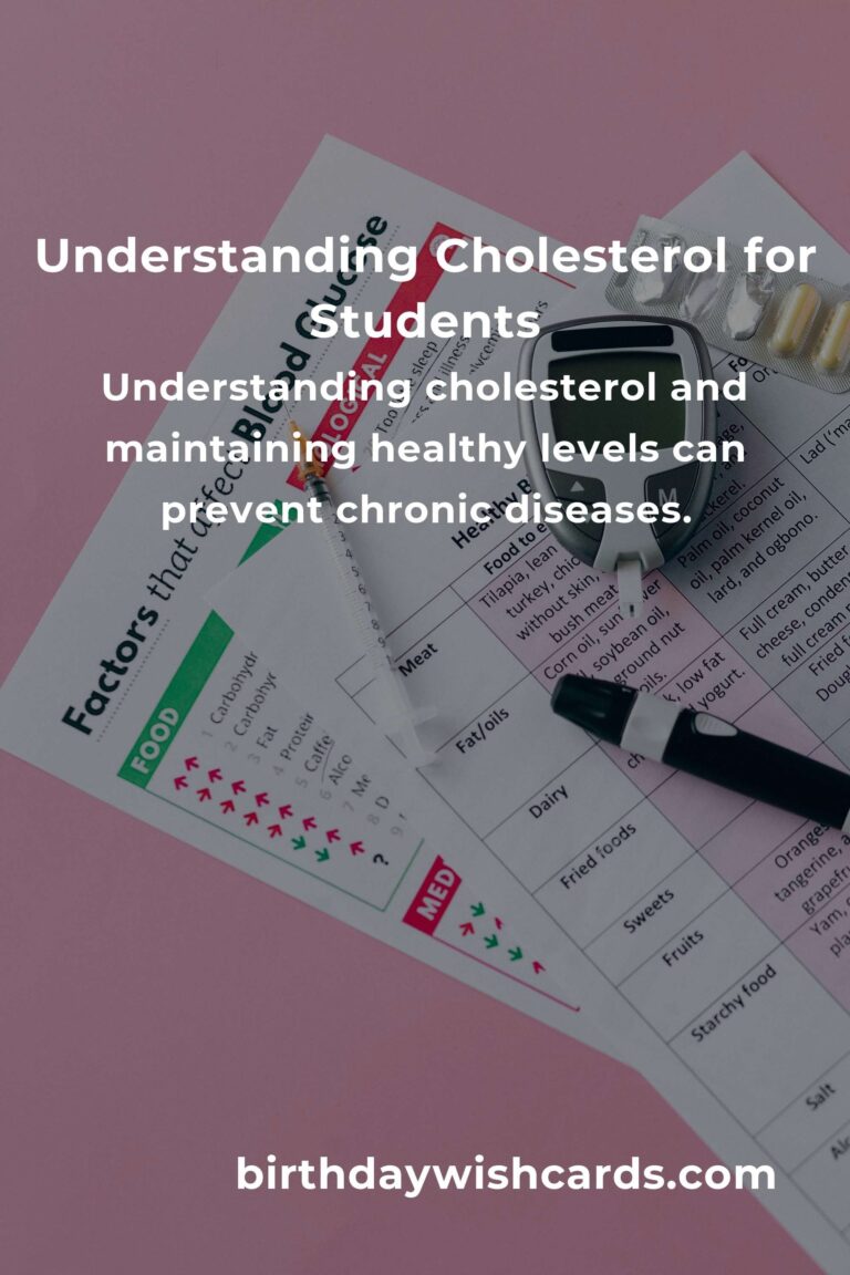Comprehensive Cholesterol Guide for Students in 2025