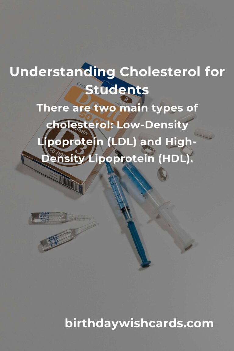 Comprehensive Cholesterol Guide for Students in 2025