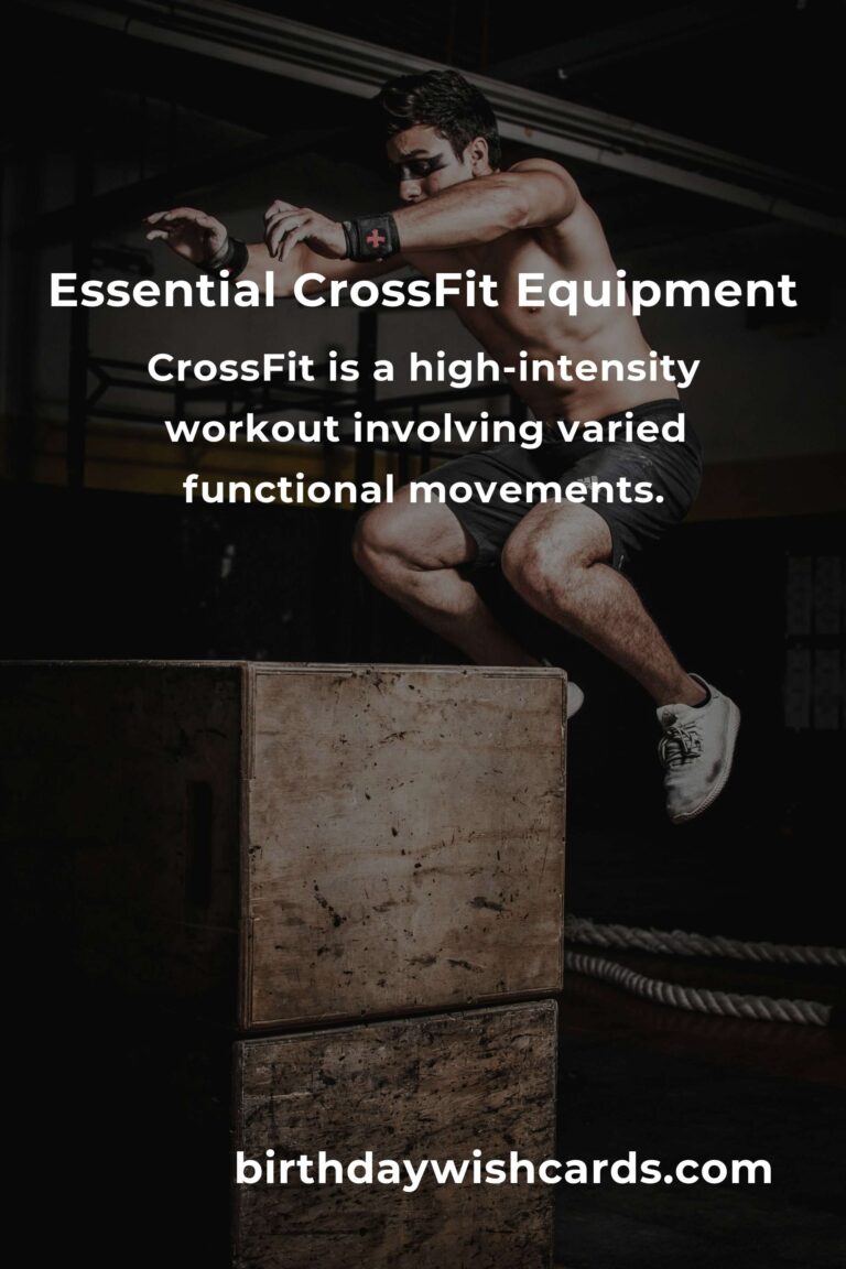 Comprehensive CrossFit Equipment Guide for Young Adults