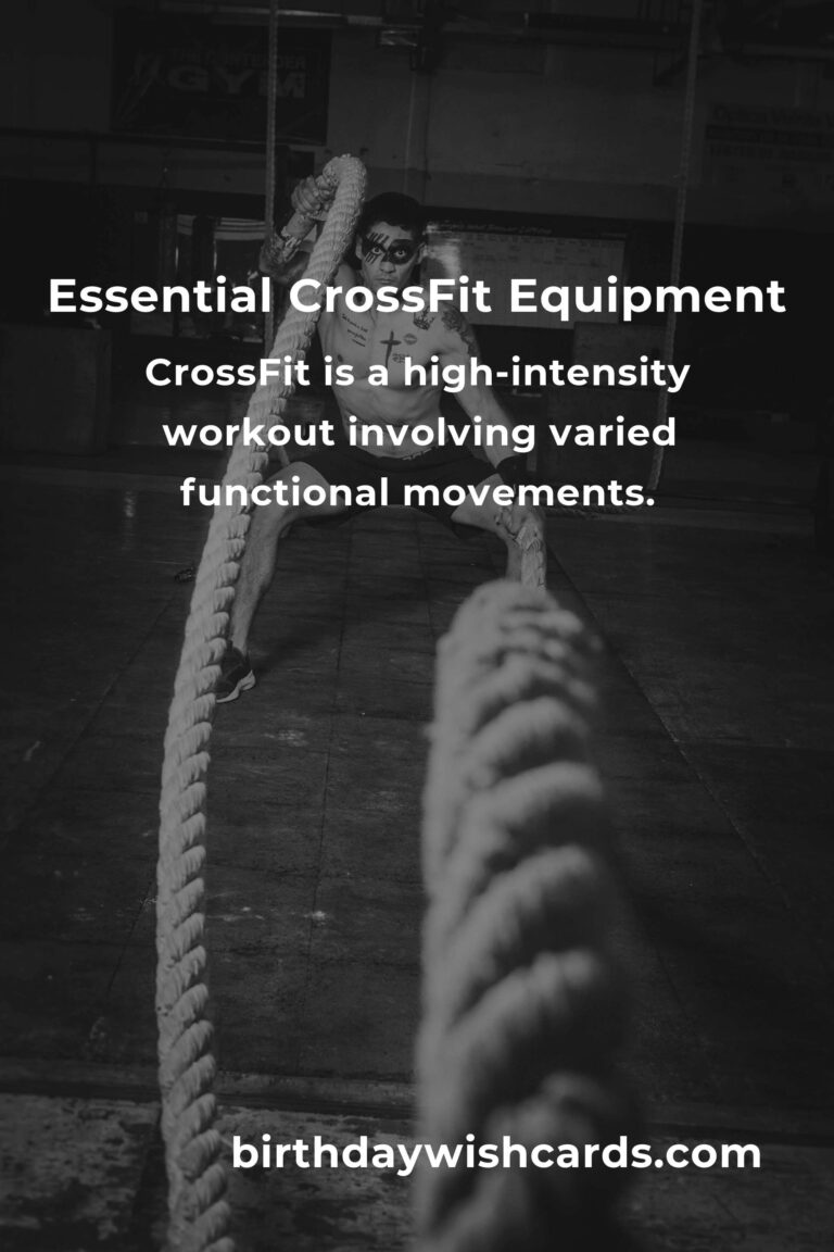 Comprehensive CrossFit Equipment Guide for Young Adults
