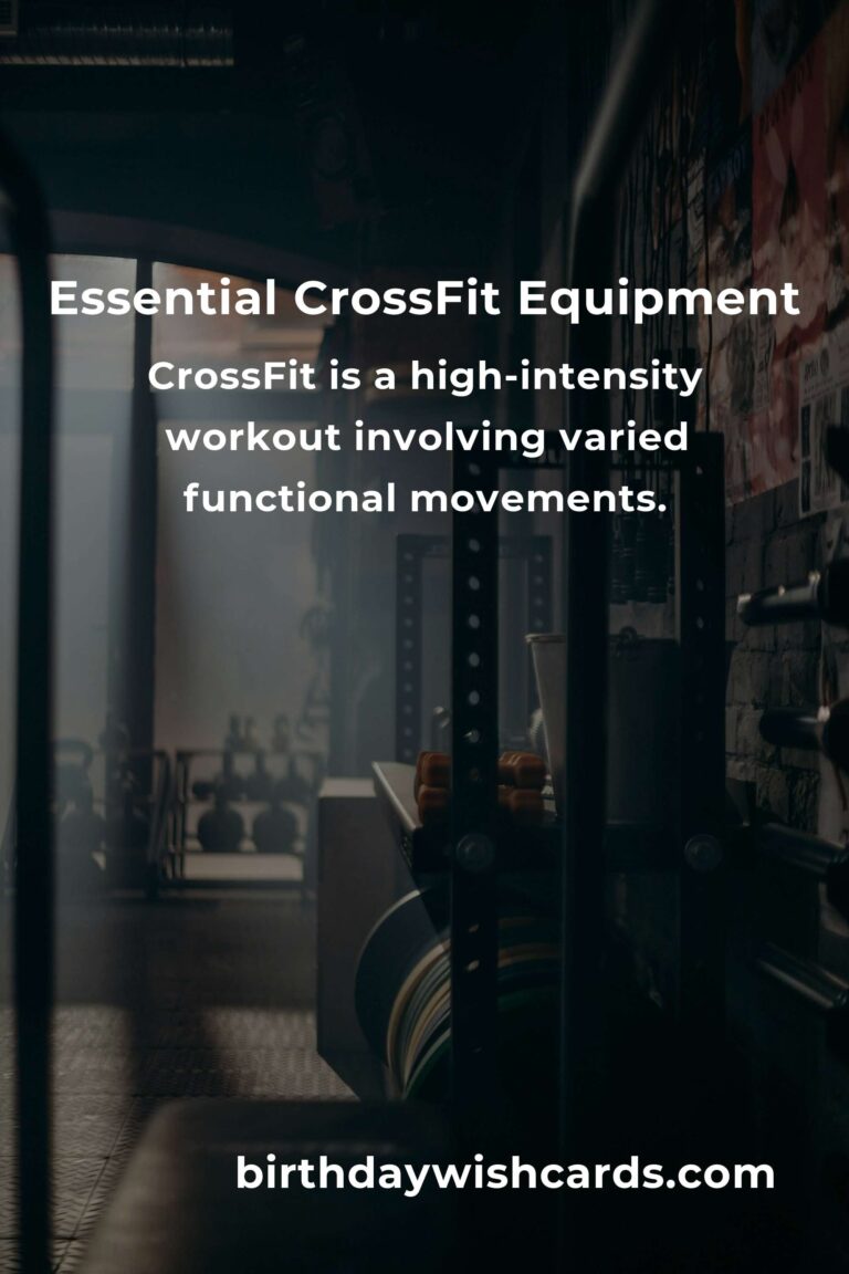 Comprehensive CrossFit Equipment Guide for Young Adults