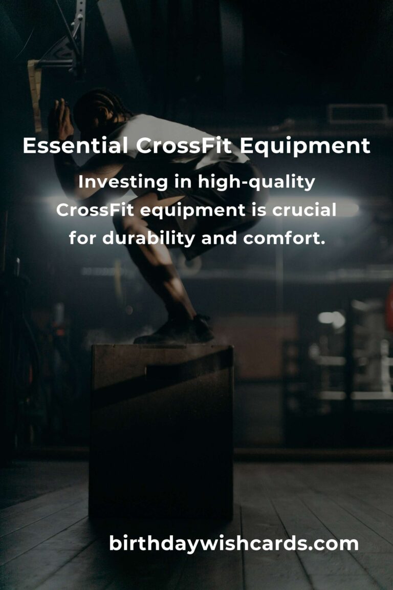 Comprehensive CrossFit Equipment Guide for Young Adults