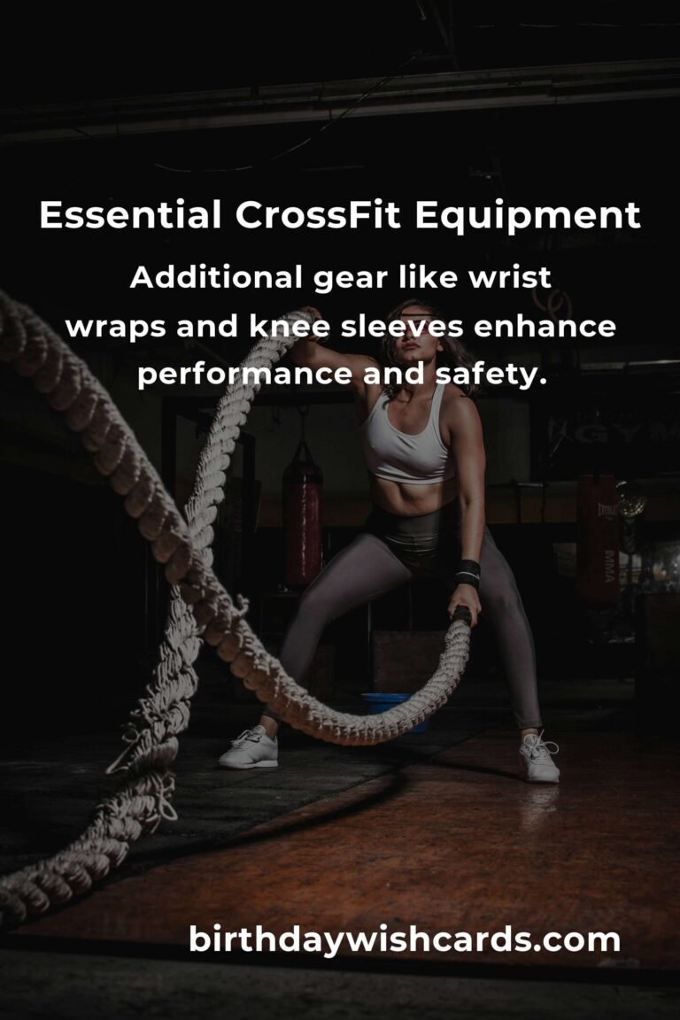 Comprehensive CrossFit Equipment Guide for Young Adults