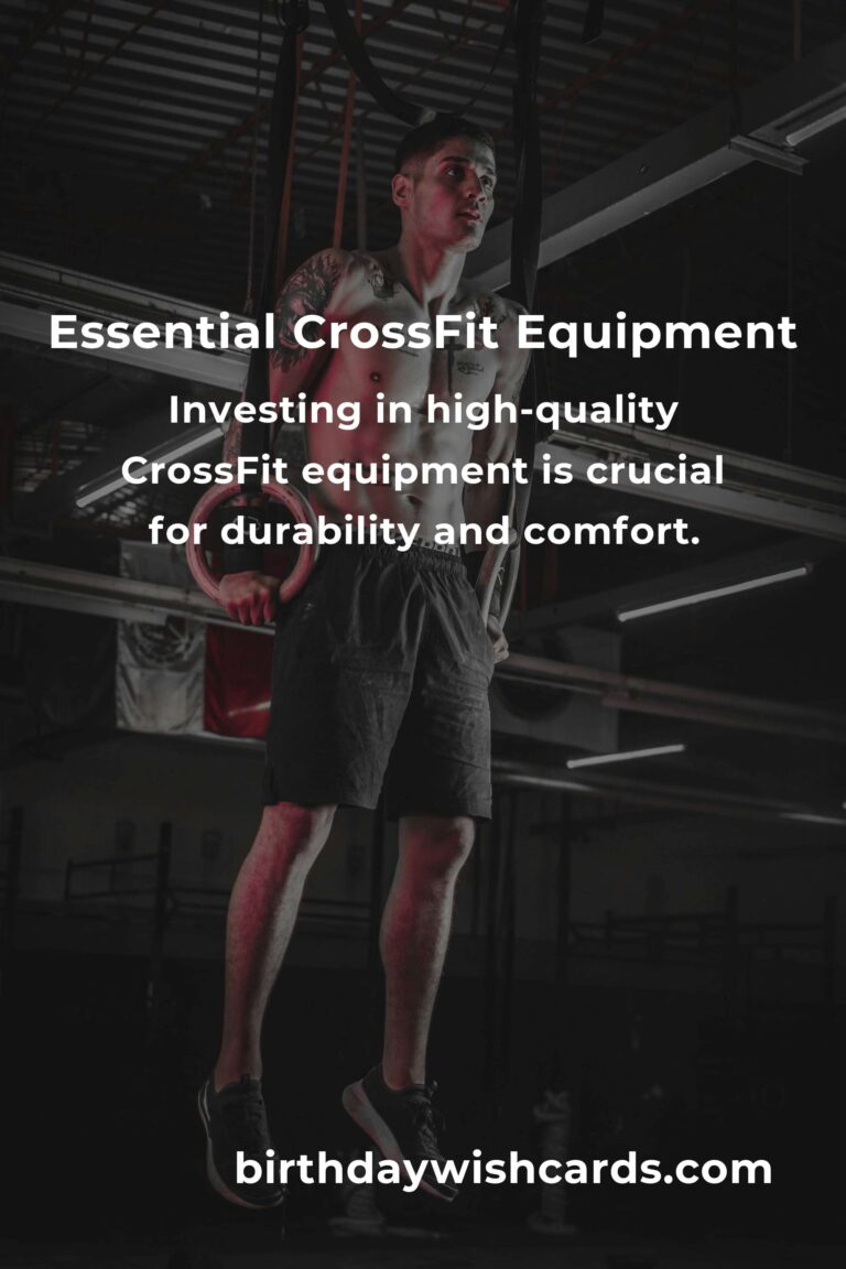 Comprehensive CrossFit Equipment Guide for Young Adults