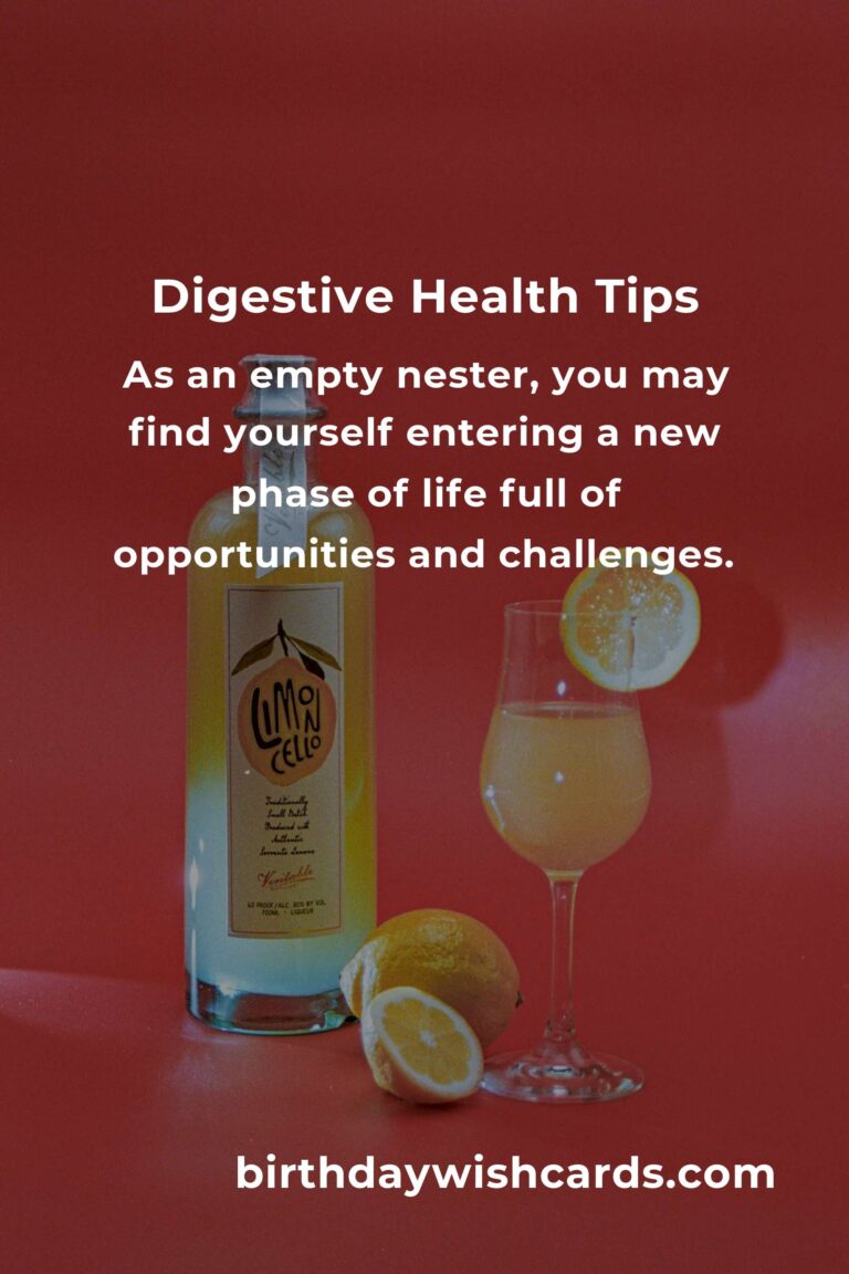 Comprehensive Digestive Health Guide for Empty Nesters