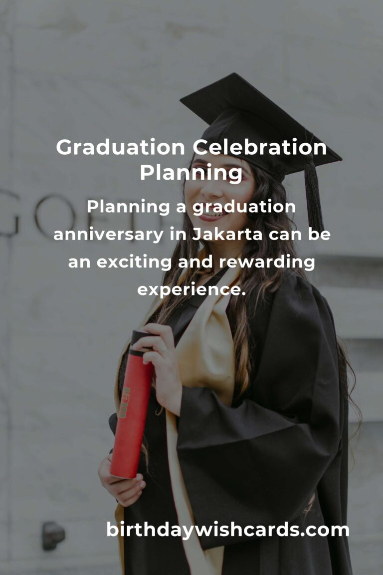 Comprehensive Graduation Anniversary Planning Guide in Jakarta