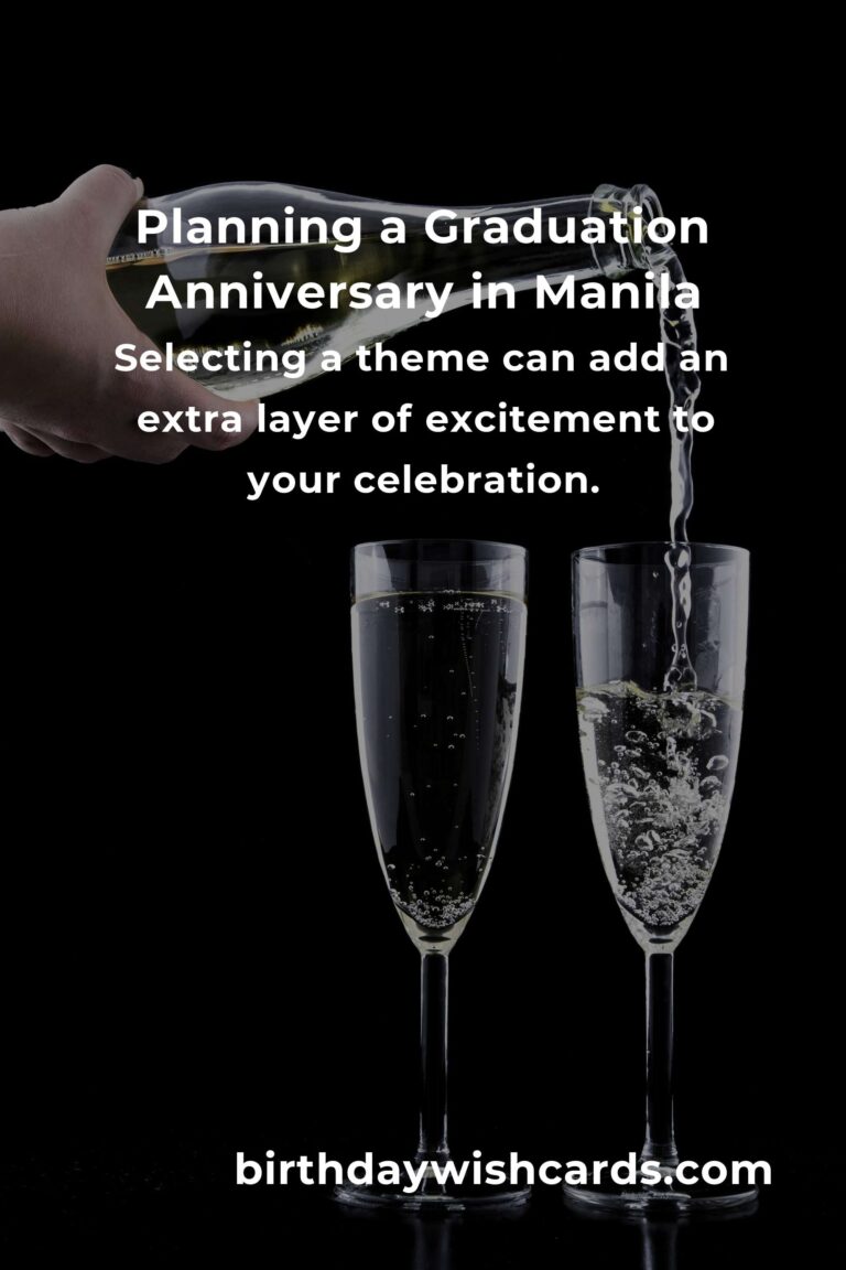 Comprehensive Graduation Anniversary Planning Guide in Manila