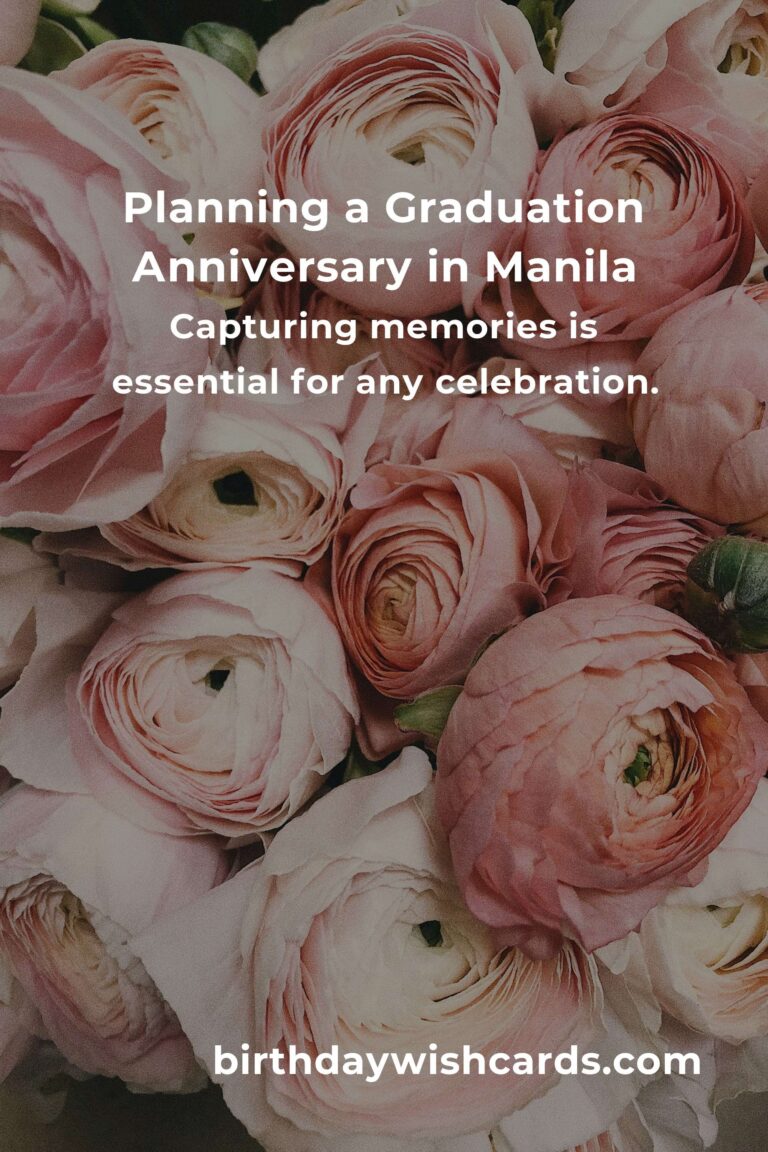Comprehensive Graduation Anniversary Planning Guide in Manila