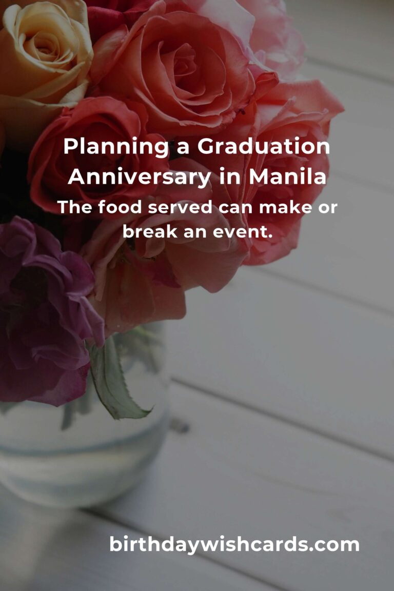 Comprehensive Graduation Anniversary Planning Guide in Manila