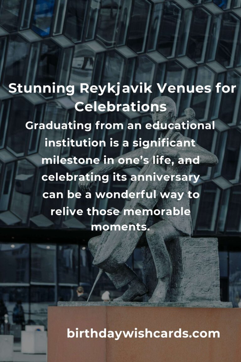 Comprehensive Graduation Anniversary Planning Guide in Reykjavik
