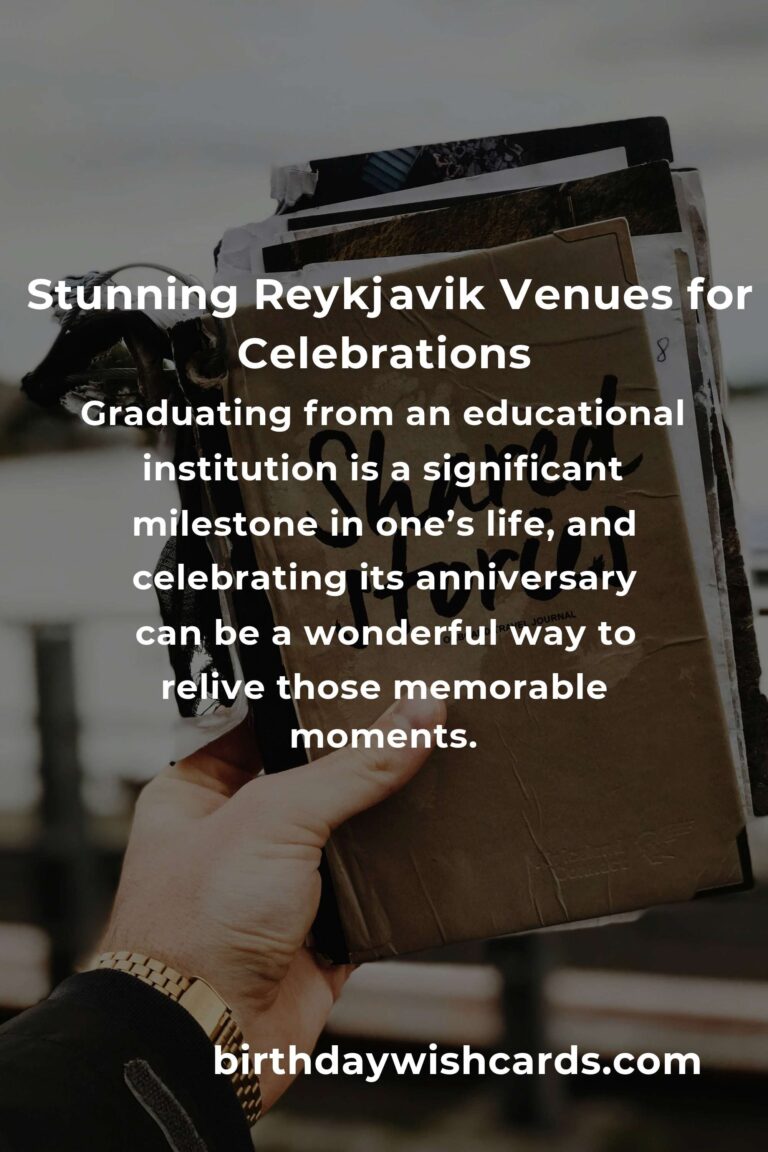 Comprehensive Graduation Anniversary Planning Guide in Reykjavik