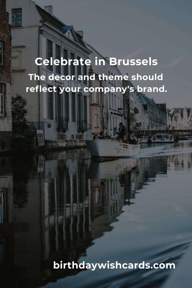 Comprehensive Guide to Planning Your Opening Anniversary in Brussels