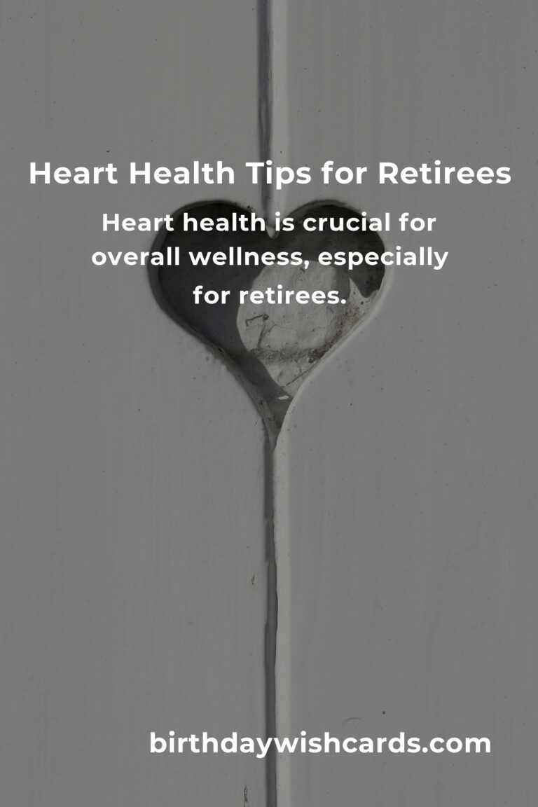 Comprehensive Heart Health Guide for Retirees