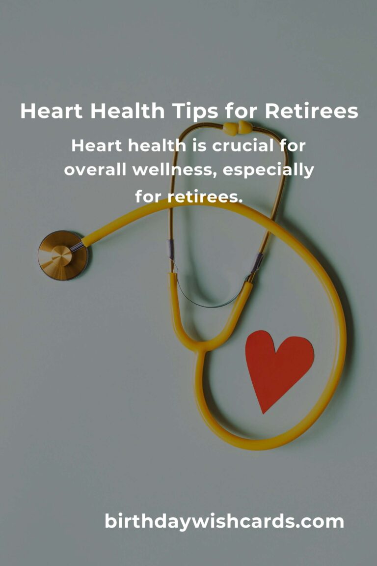 Comprehensive Heart Health Guide for Retirees