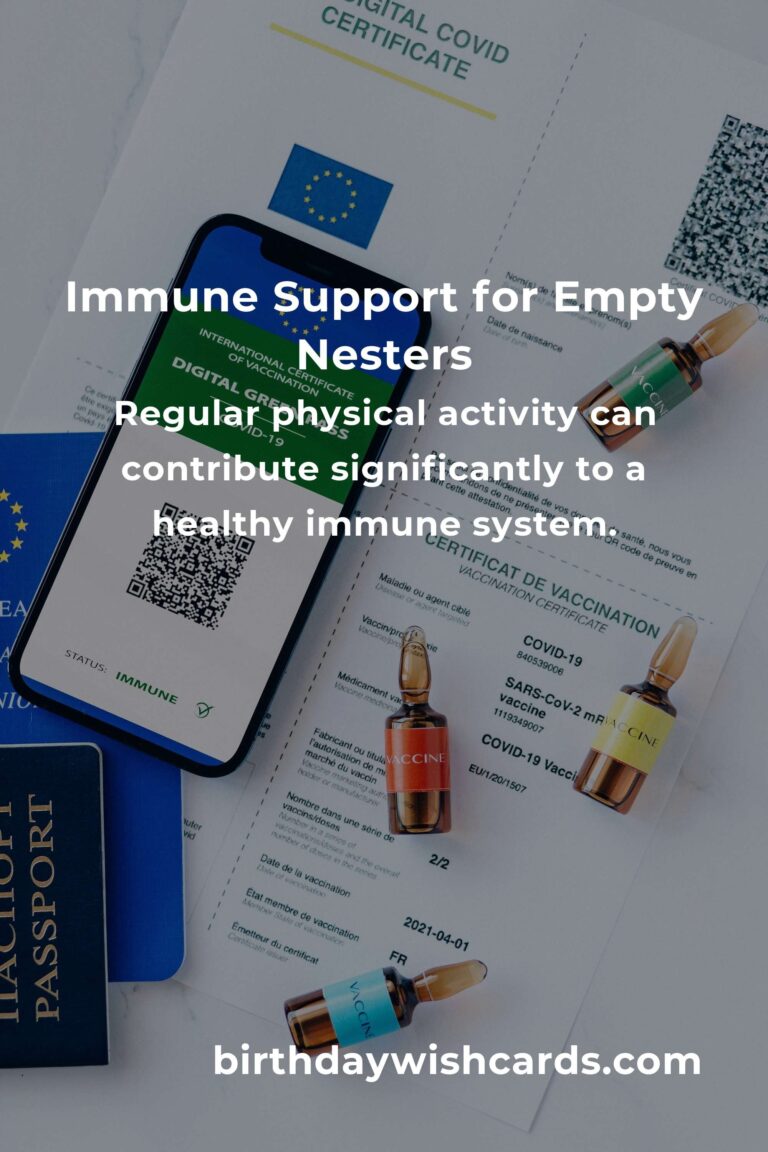 Comprehensive Immune System Guide for Empty Nesters in 2025