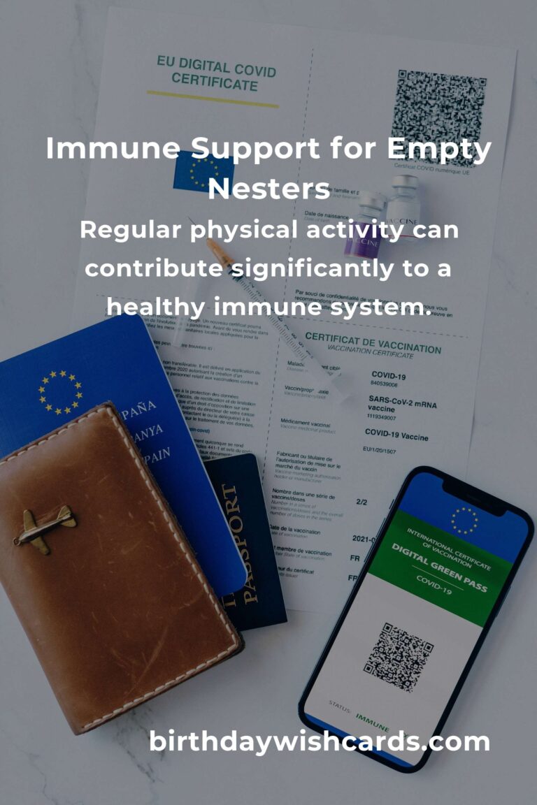 Comprehensive Immune System Guide for Empty Nesters in 2025