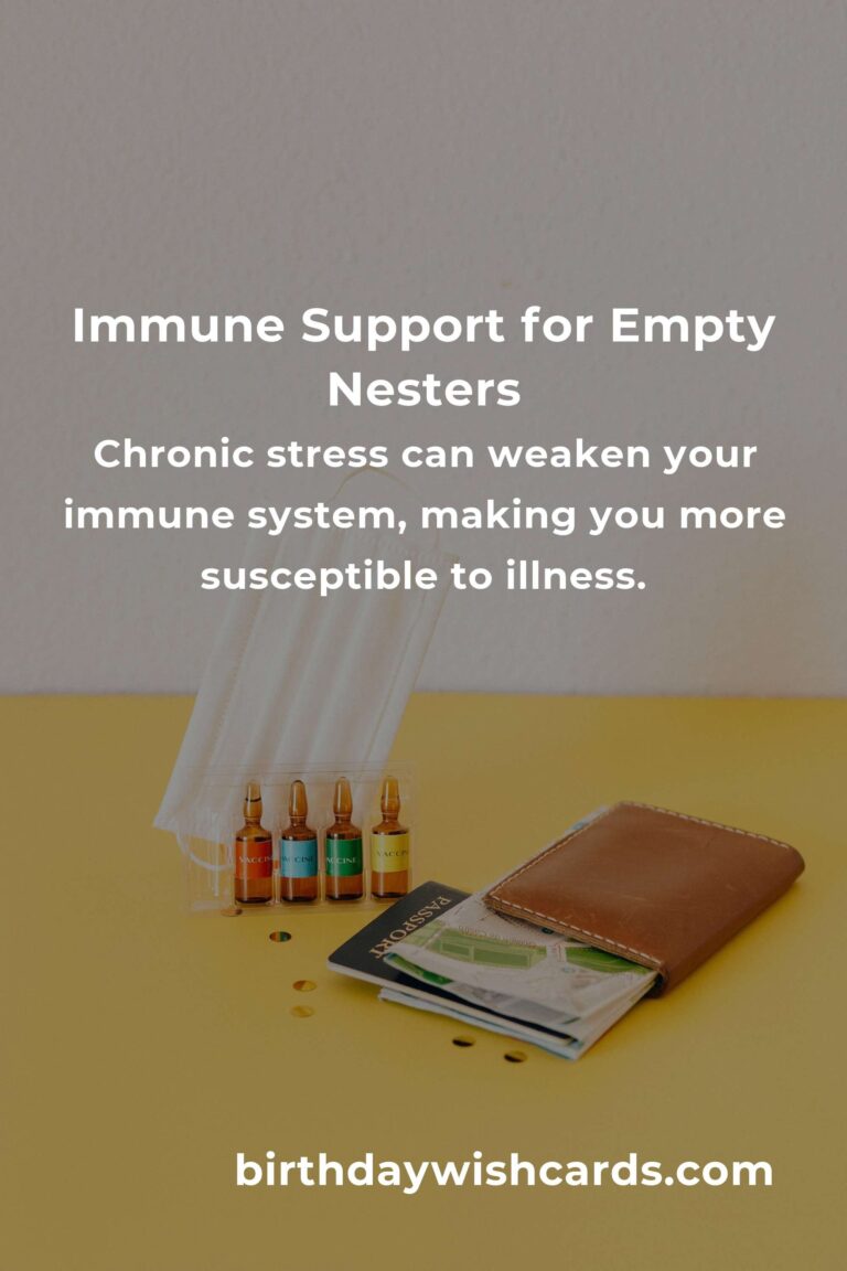 Comprehensive Immune System Guide for Empty Nesters in 2025