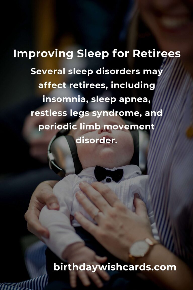 Comprehensive Sleep Quality Guide for Retirees
