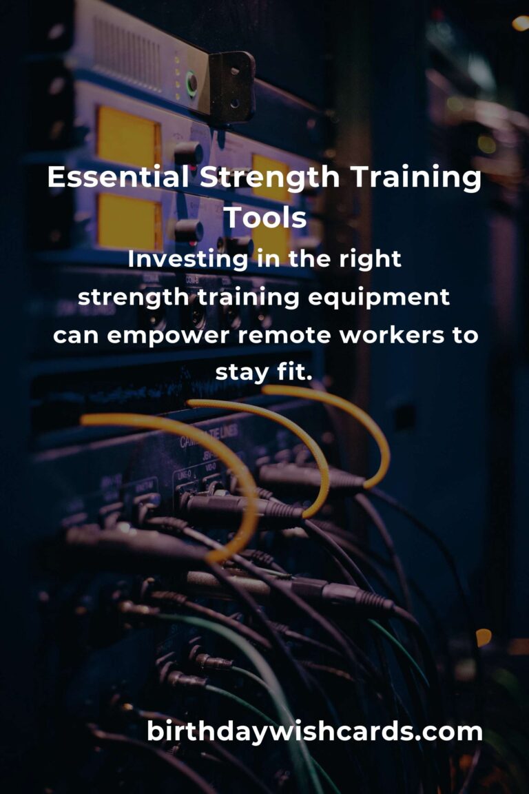 Comprehensive Strength Training Equipment Guide for Remote Workers