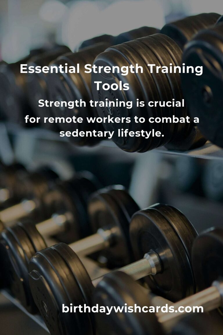 Comprehensive Strength Training Equipment Guide for Remote Workers